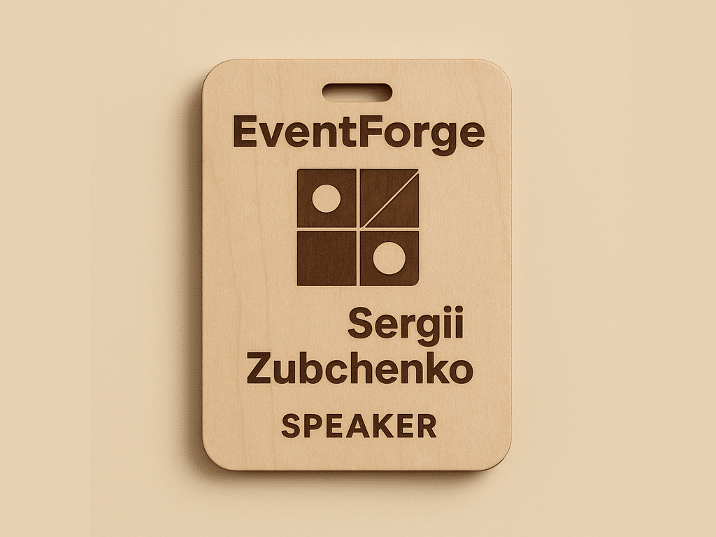 Product catalog. Branded event merchandise 1 Badge 1024x768 1