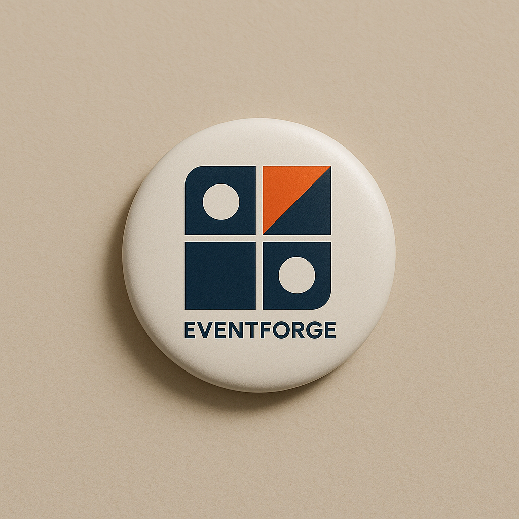 Product catalog. Branded event merchandise 5 Button Pin