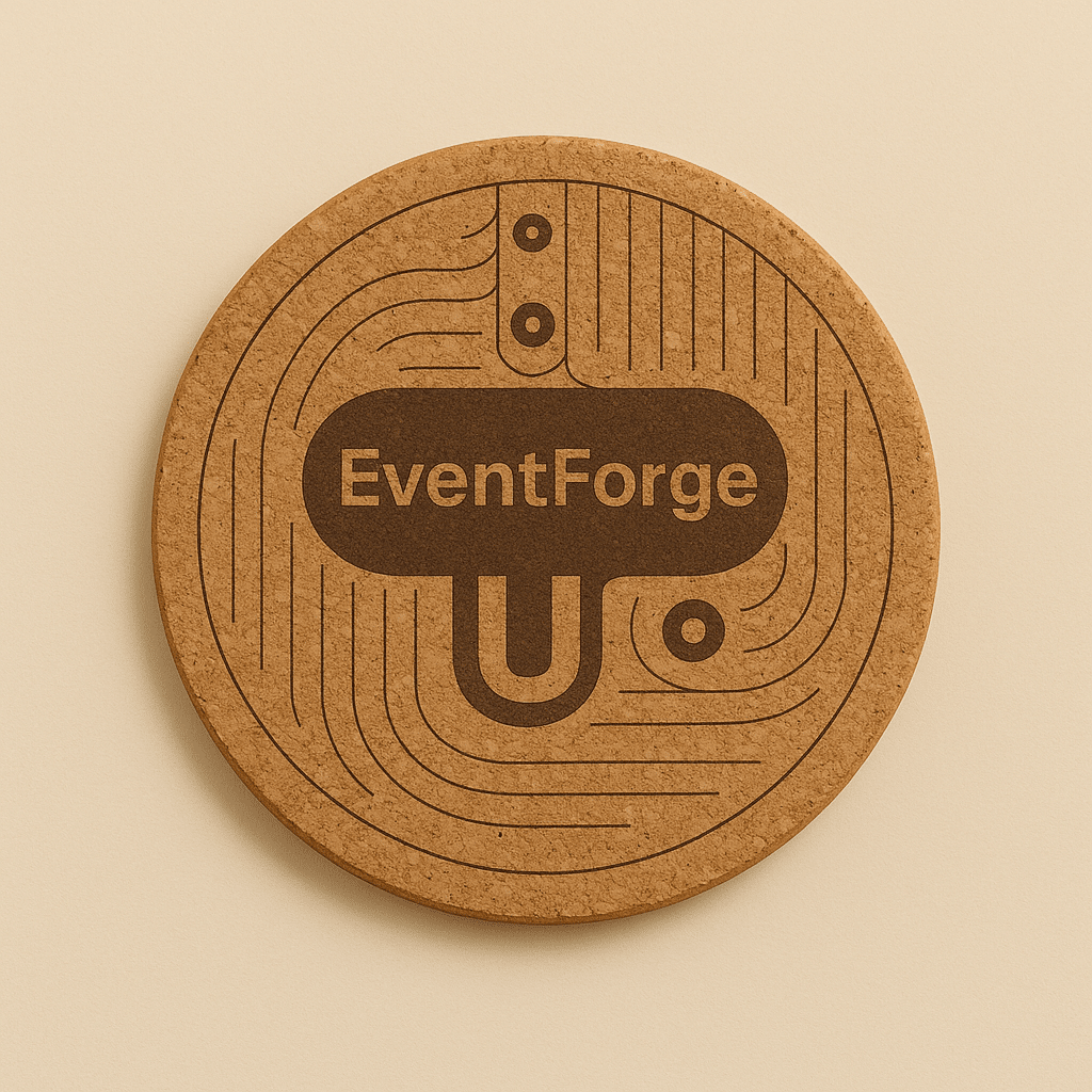 Product catalog. Branded event merchandise 14 Cork Coaster