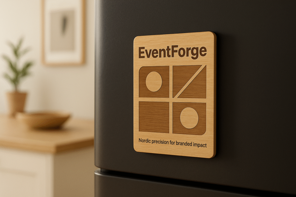 Product catalog. Branded event merchandise 17 Fridge Magnet in life 1