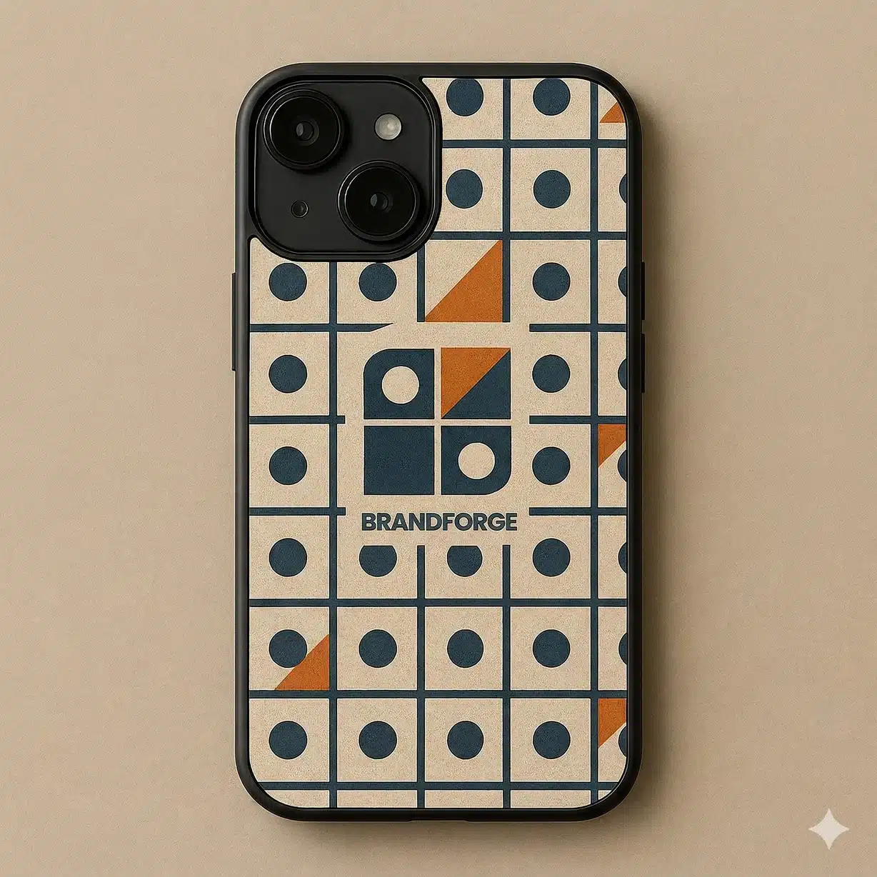 Brändätty puhelinkotelo